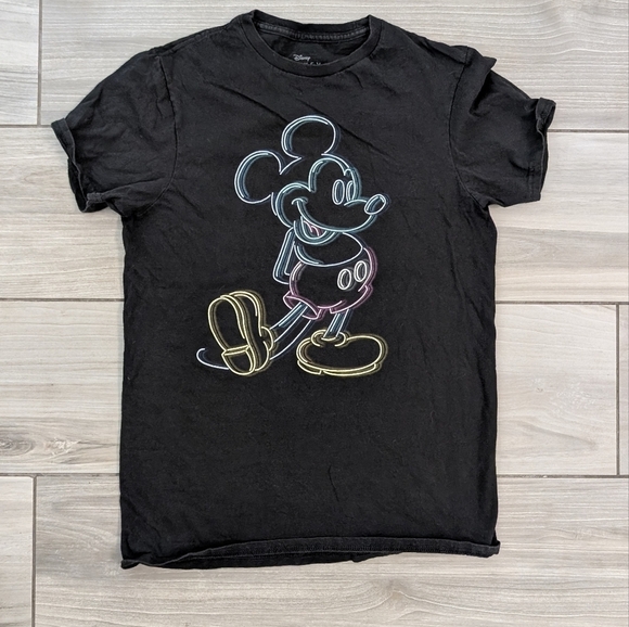 Disney Mickey Neon Tee - Picture 1 of 3